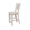 Whitewood Industries Solid Wood Canyon Solid Back Counter Height Dining Stool - 24" Seat Height S-482 - alternate 10